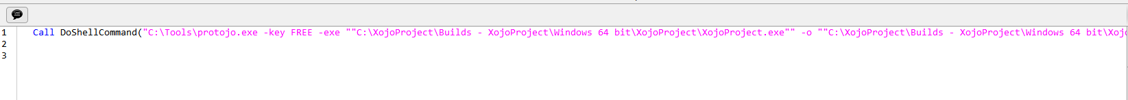 Protojo build script